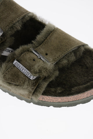 suede ARIZONA Sandals with Double Buckle