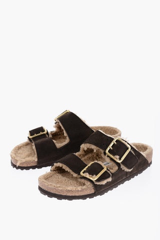 Leather ARIZONA Sandals with Double Buckle