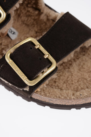 Leather ARIZONA Sandals with Double Buckle