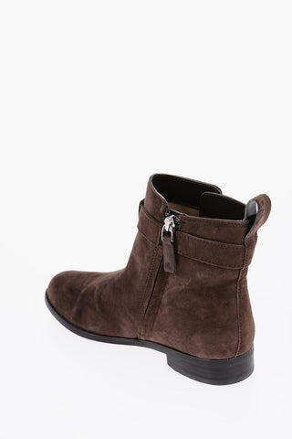 LAUREN Suede BRIELE Boots with Straps