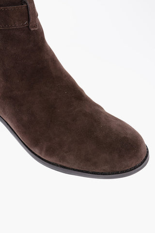 LAUREN Suede BRIELE Boots with Straps