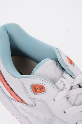 Low-top Leather Sneakers BB4000 Solid-Color with Contrasting Interior