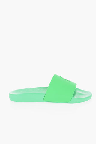 Slides in Gomma a Tinta Unita con Monogram
