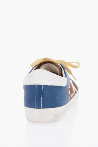 Tricolor Suede SUPER-STAR PENSTAR Low-Top Sneakers