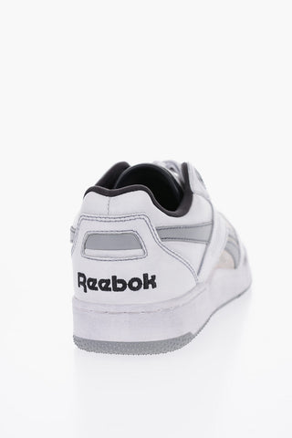 Vintage Effect Leather BB4000 Low-Top Sneakers