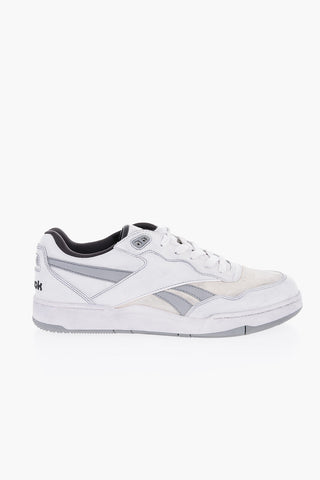 Vintage Effect Leather BB4000 Low-Top Sneakers