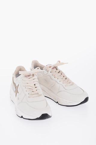 Vintage Effect Leather RUNNING SOLE Low-Top Sneakers
