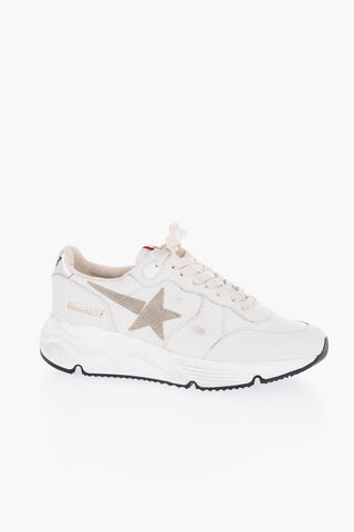 Vintage Effect Leather RUNNING SOLE Low-Top Sneakers