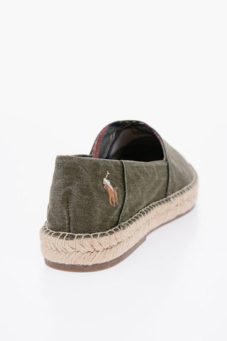 Espadrillas CEVIO In Canvas con Suola in Rafia