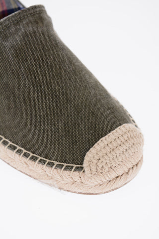 Espadrillas CEVIO In Canvas con Suola in Rafia