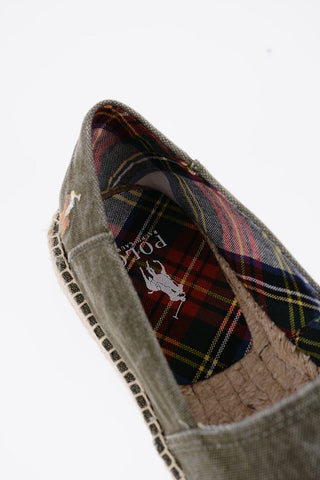 Espadrillas CEVIO In Canvas con Suola in Rafia