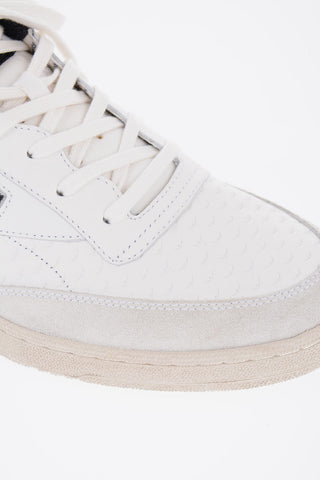Suede and Fabric CLUB C Low-Top Sneakers with Contrast Detail