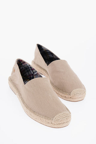 Espadrillas CEVIO In Canvas con Suola in Rafia