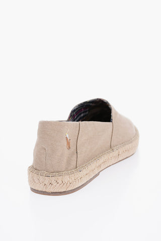Espadrillas CEVIO In Canvas con Suola in Rafia