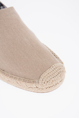 Espadrillas CEVIO In Canvas con Suola in Rafia