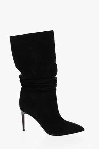 Suede Booties with point Toe 9cm