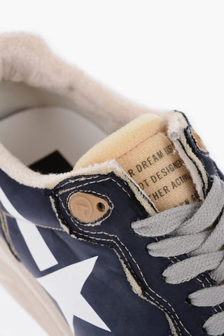 Nylon RUNNING SOLE Low-Top Sneakers with Suede Detail