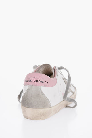 Vintage Effect Leather SUPER -STAR Low-Top Sneakers