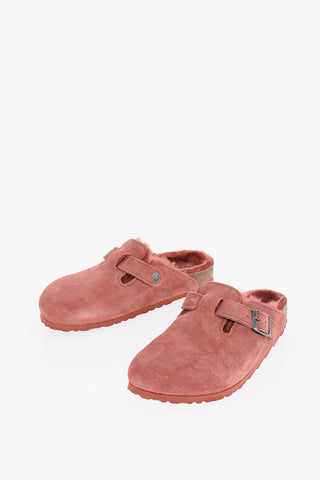 Suede BOSTON Sandals with Shearlin inner