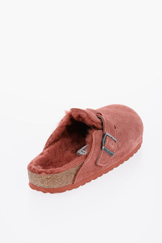 Suede BOSTON Sandals with Shearlin inner