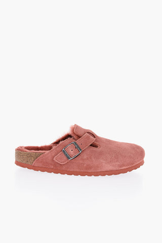 Suede BOSTON Sandals with Shearlin inner