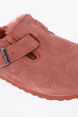 Suede BOSTON Sandals with Shearlin inner