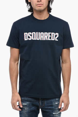 Cotton Crew-Neck T-shirt with Logo