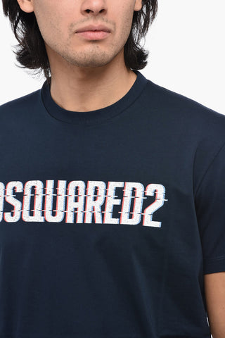 Cotton Crew-Neck T-shirt with Logo