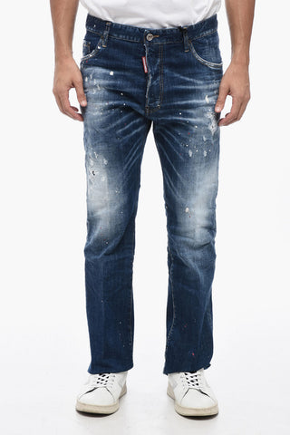 청바지 FLARE BOOTCUT 빈티지 효과 22cm