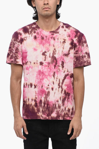 Crew Neck Tie Dye Cotton T-Shirt