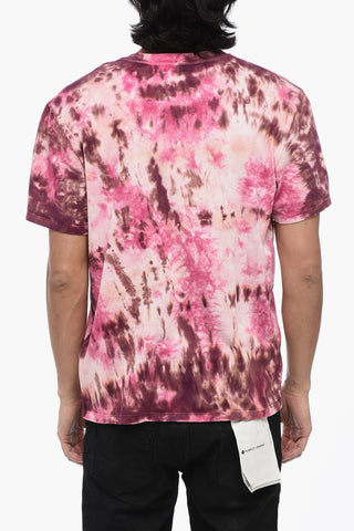 Crew Neck Tie Dye Cotton T-Shirt