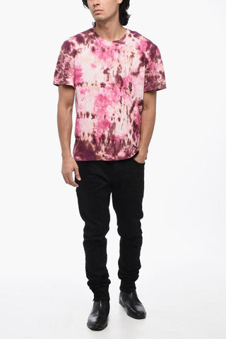 Crew Neck Tie Dye Cotton T-Shirt