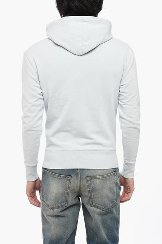 Felpa Hoodie in Cotone con Stampa Frontale