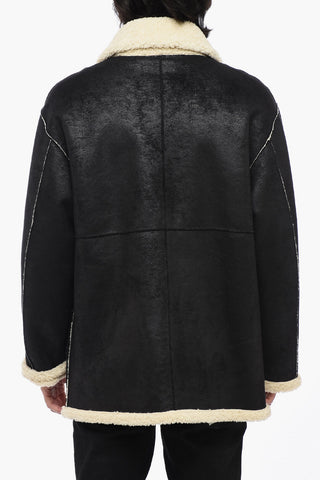 Giubbotto in Eco pelle e Eco Pelliccia Reversibile