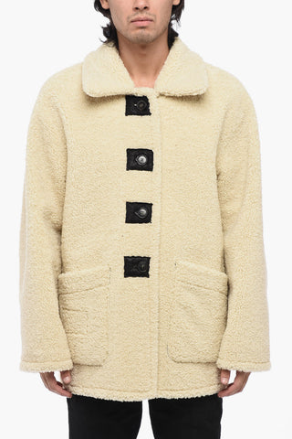 Giubbotto in Eco pelle e Eco Pelliccia Reversibile