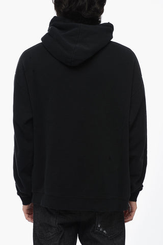 Felpa Hoodie HERCALINA FIT in Tinta Unita Effetto Vintage