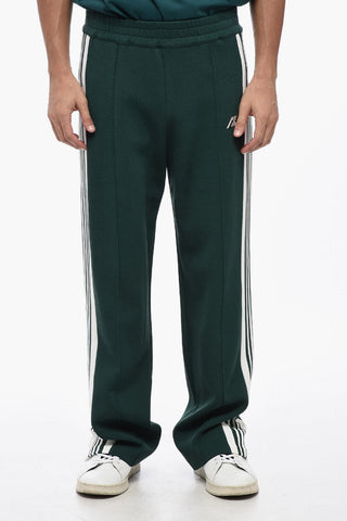 Straight Leg Joggers with Contrasting Side Band