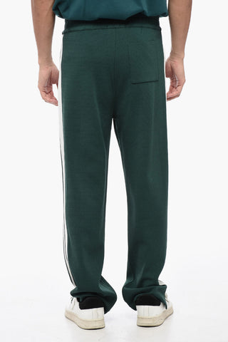 Straight Leg Joggers with Contrasting Side Band