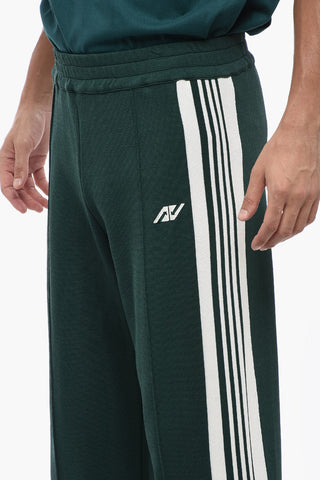 Straight Leg Joggers with Contrasting Side Band