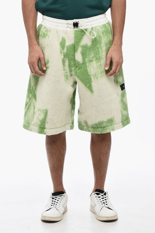  Shorts in Misto Lana Effetto Tie Dye