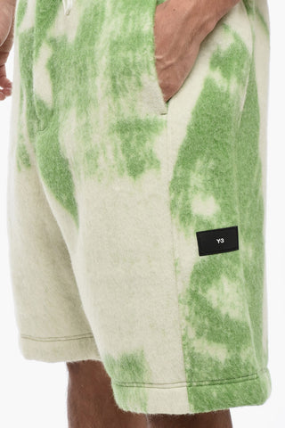  Shorts in Misto Lana Effetto Tie Dye