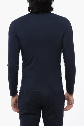 EMPORIO UNDERWEAR Long Sleeved Solid Color T-Shirt