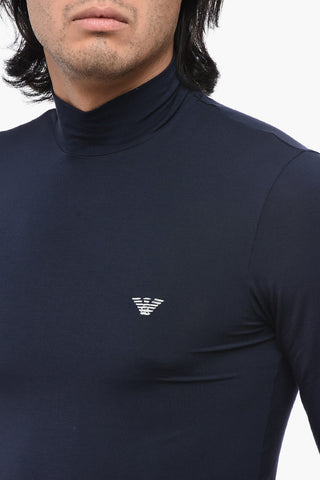 EMPORIO UNDERWEAR Long Sleeved Solid Color T-Shirt