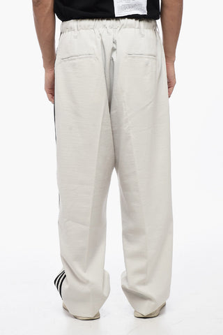 Loose Fit Sweatpants with Side Contrasting Bands