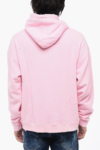 Vintage-Effect Hoodie with Patch Pocket