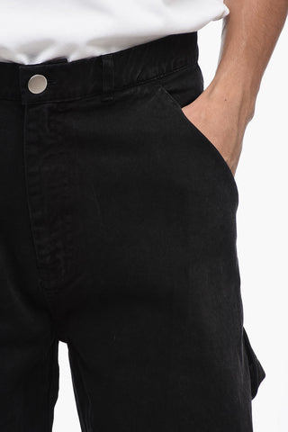 Jeans in Denim Leggero a Gamba Dritta 22cm