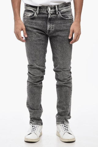 Stretch Denim Skinny Fit Jeans 17cm