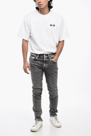 Stretch Denim Skinny Fit Jeans 17cm