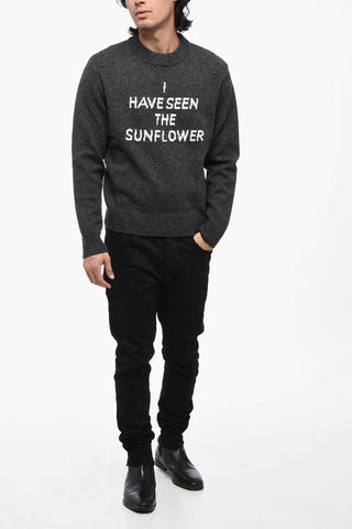 Maglia Girocollo MOON TEXT in Tinta Unita