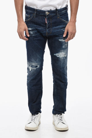 Jeans COOL GUY Distressed in Cotone Stretch 16cm